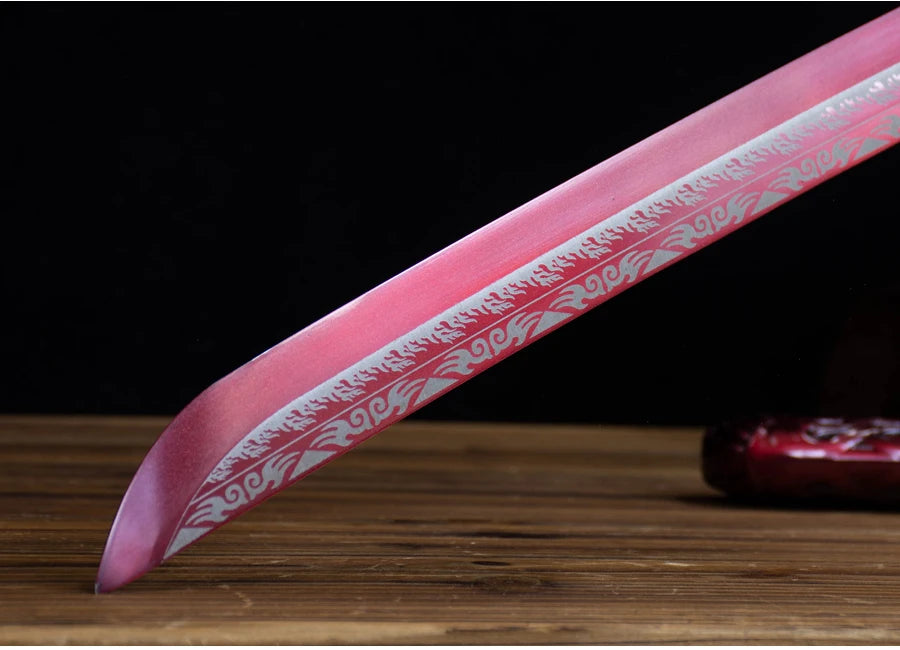 Kongfu Red Flame Training Sword - High Manganese Steel