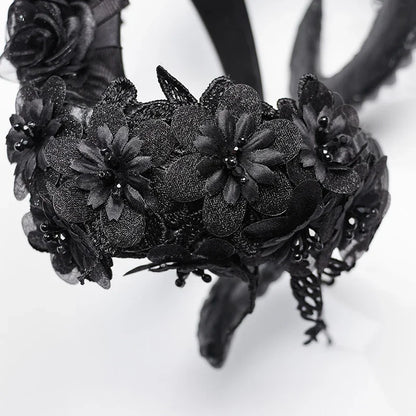 Gothic Enchanted Demon Horn Headpiece