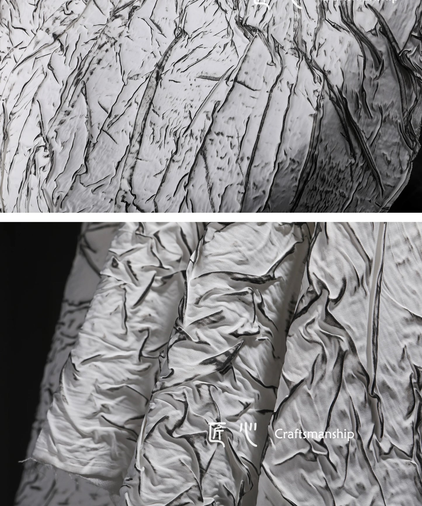 Eco Jacquard Pleat Fabric for Fashion Creations