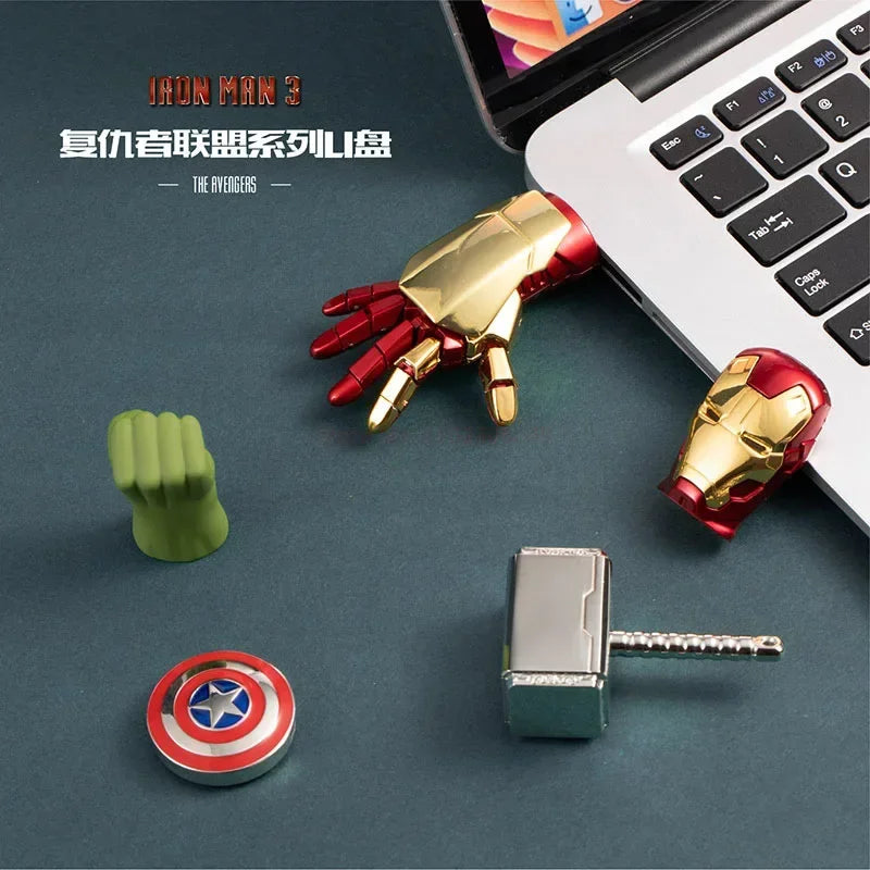 Iron Man High-Speed USB Flash Drive - Multiple Sizes