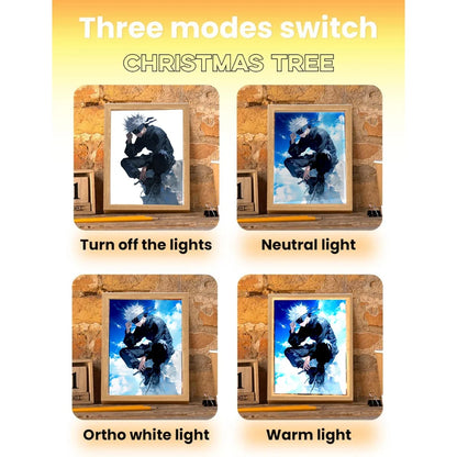 Gojo's Glow: Jujutsu Kaisen LED Art Frame