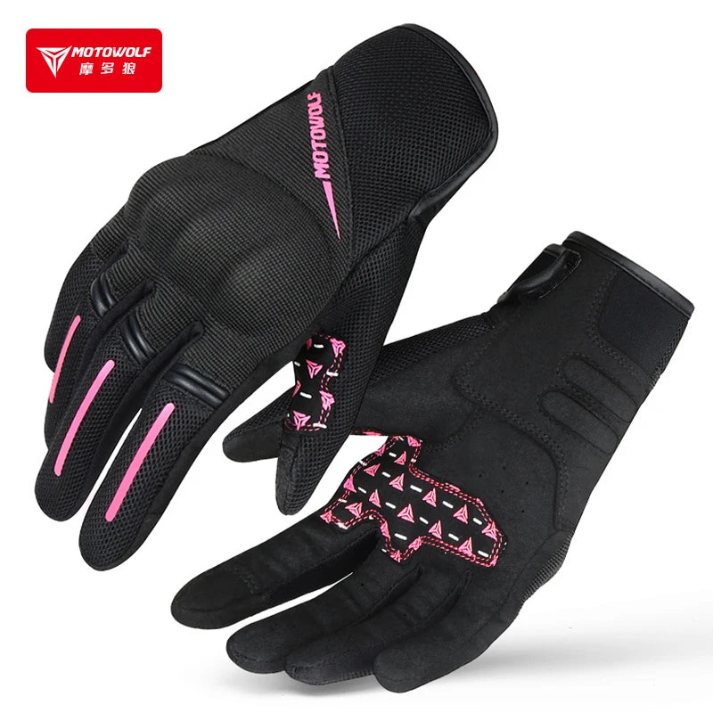 Summer Mesh Motobike Gloves for Women & Men