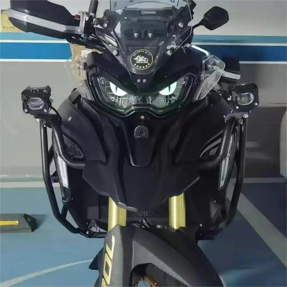 Angry Cat Eyes Reflective Helmet Stickers