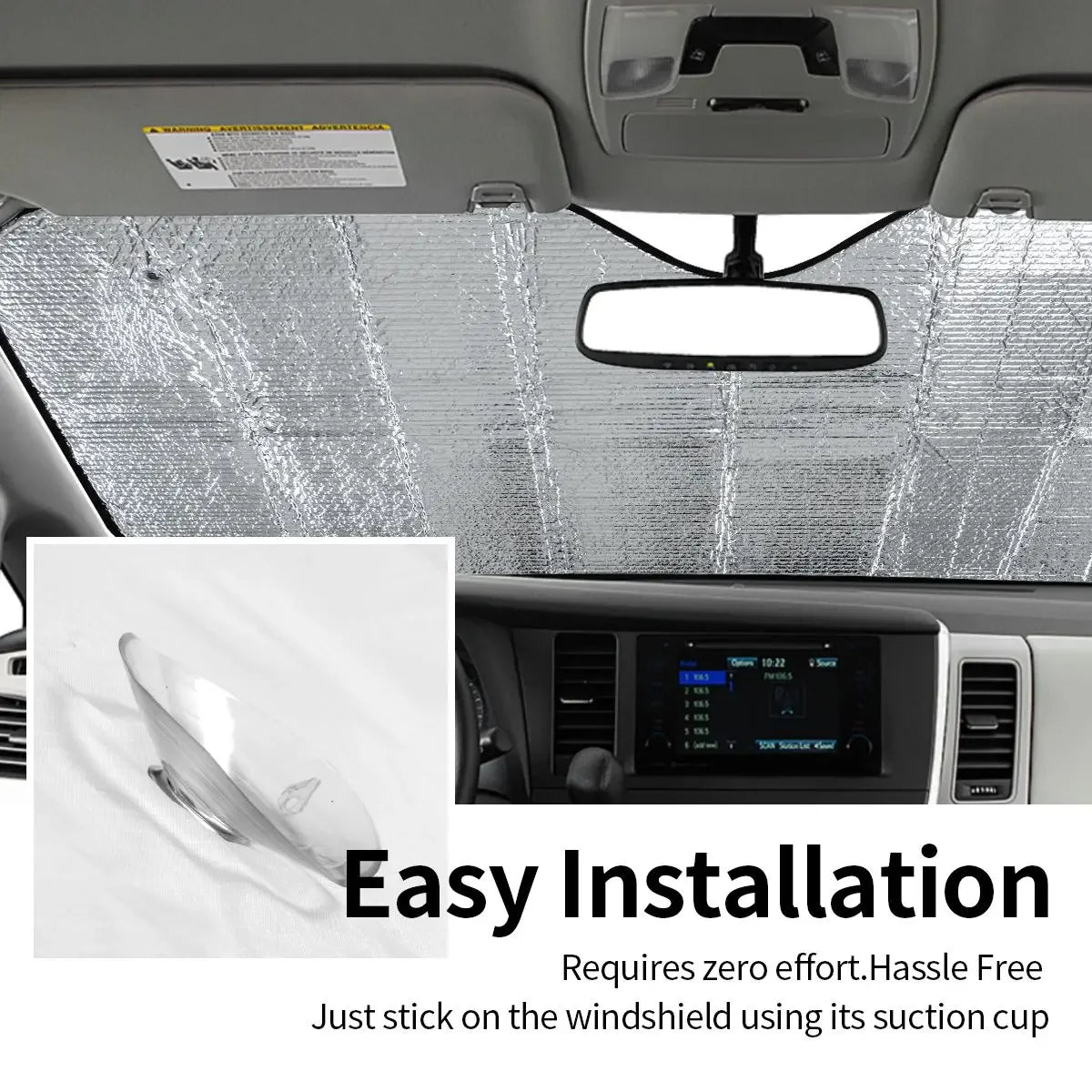 The Walking Dead Horror Windshield Sunshade
