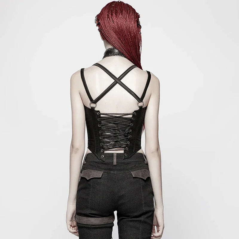 Corset Top with Adjustable Straps