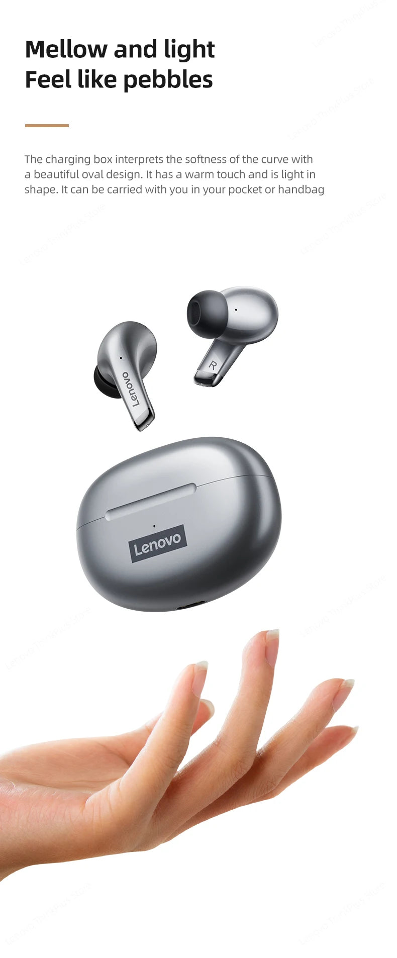 Lenovo LP5 Wireless HiFi Earbuds - Sports, Comfort, and Durability