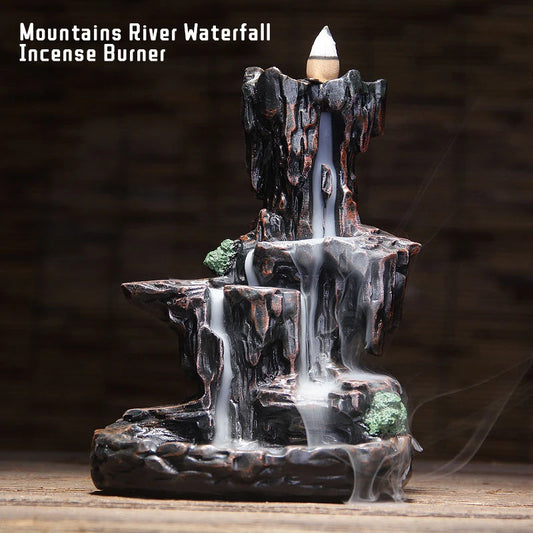 Mountain Cascade Backflow Incense Holder
