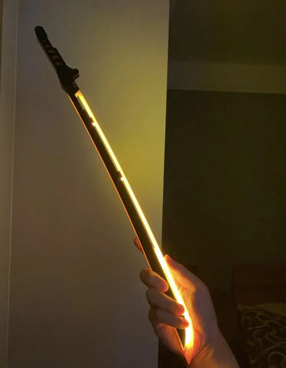 Punk Thermal Katana - Sci-Fi Glow Gaming Sword