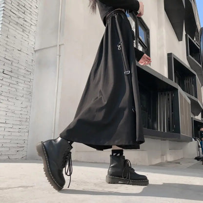 High Waist Cargo Skirts