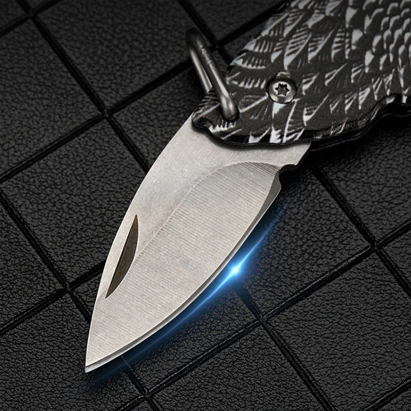 ZipperKey Mini: Compact Steel Folding Knife Tool