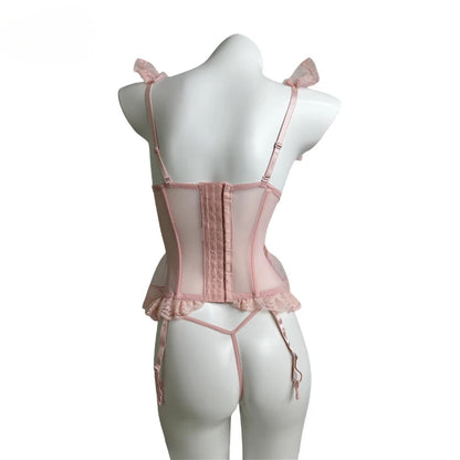 French Elegance Corset & Panty Lingerie Set