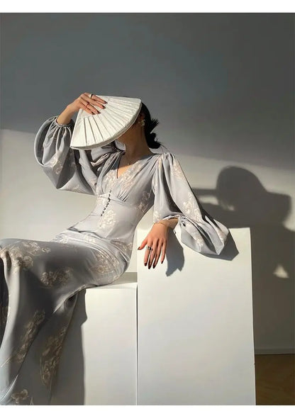 Elegant Mermaid Vintage Dress for Women