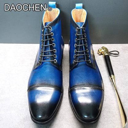 LUXURY MEN ANKLE BOOTS