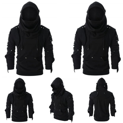 Streetwear Hoodies Men Gothic Fashion