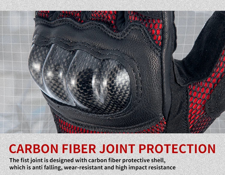 Star Field Knight Carbon Fiber Summer Bike Gloves