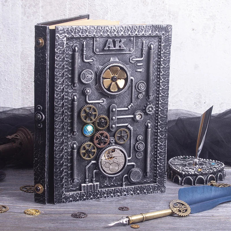 A5 Gothic Steampunk Notebook Vintage