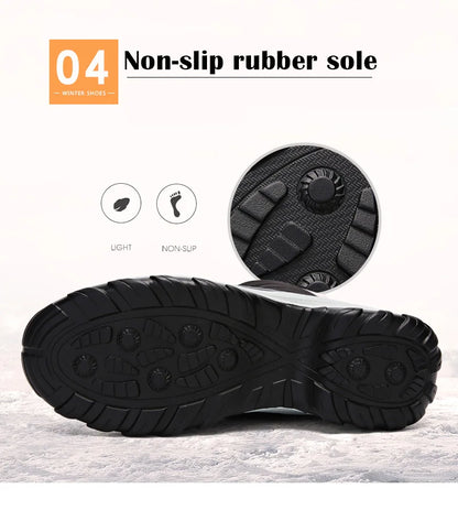 ChicWarm Waterproof Winter Ankle Platform Boots