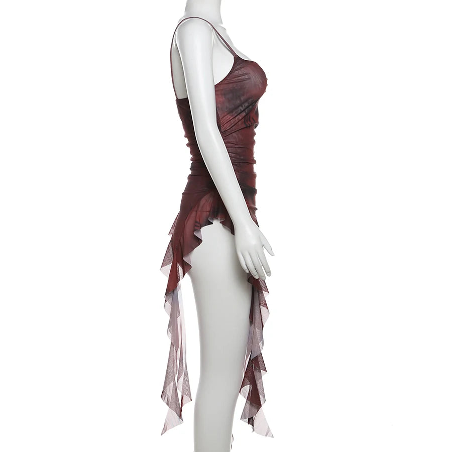 Nibber Summer Sisters Chic Tassel Mini Dress