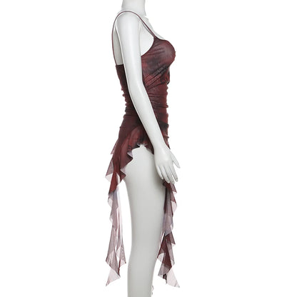 Nibber Summer Sisters Chic Tassel Mini Dress