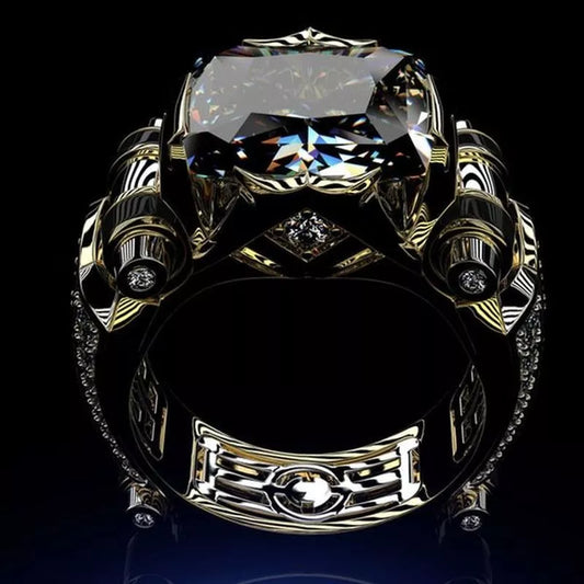 Gothic Steel Rings: Luxe Men's Jewelry Collection