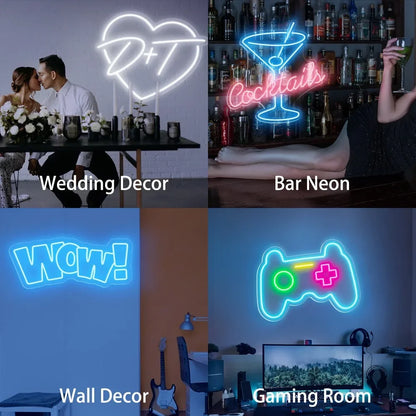 Devil May Cry LED Neon Wall Art: Gamer's Dream!