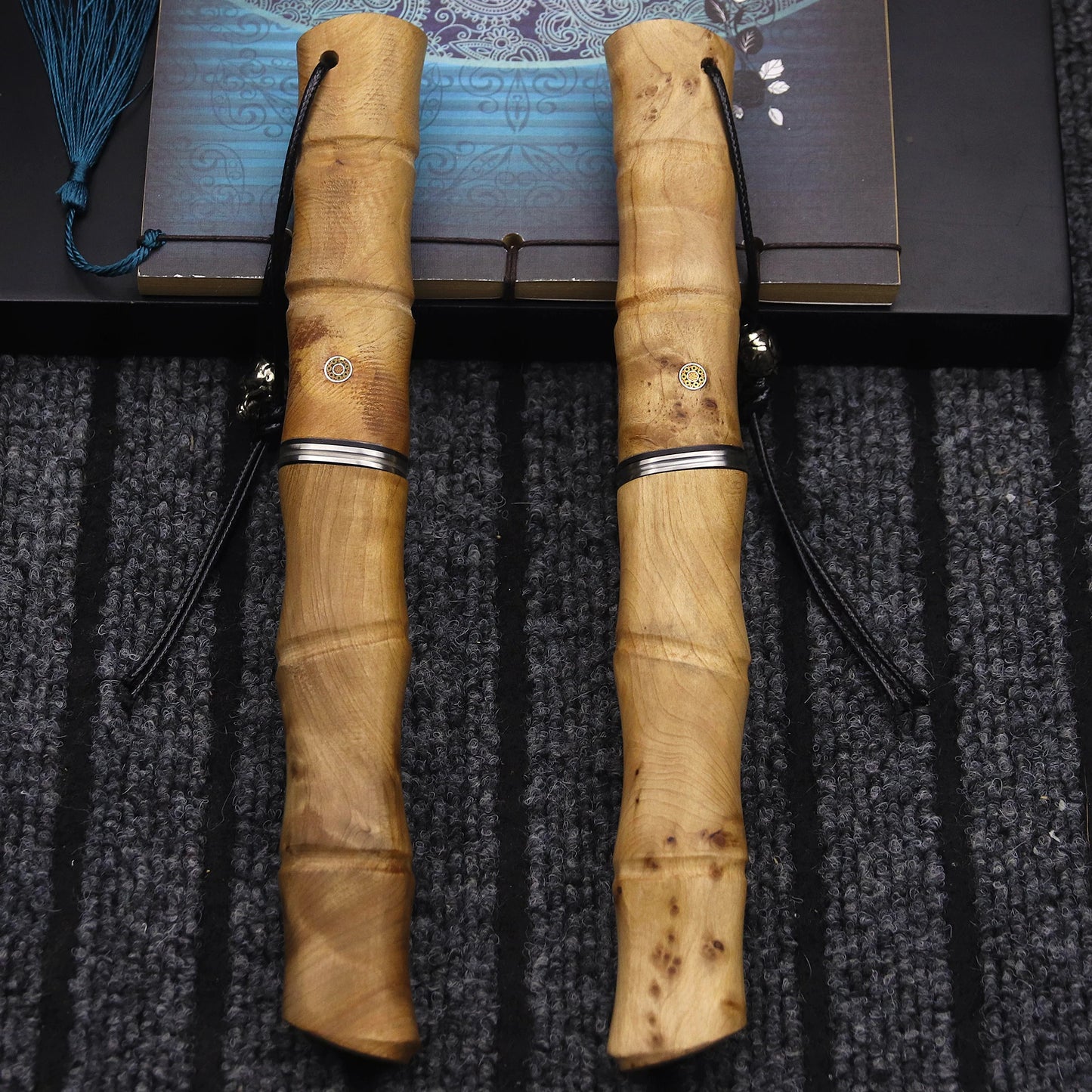 Bamboo Fest Damascus Jungle Knife Collection