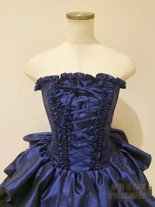 Lace Elegance: Japanese Gothic Lolita Dress