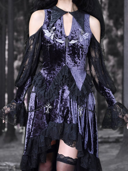 Gothic Long Sleeve Blouse Fashion
