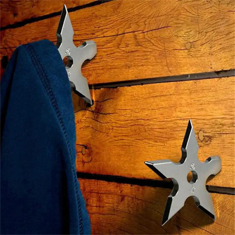 Ninja Star Coat Hook - Stylish Wall Organizer