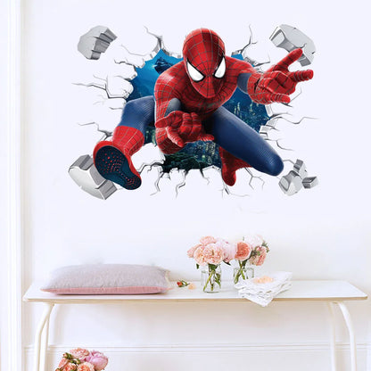Heroic Wall Stickers - Marvel Vinyl Decor for Kids