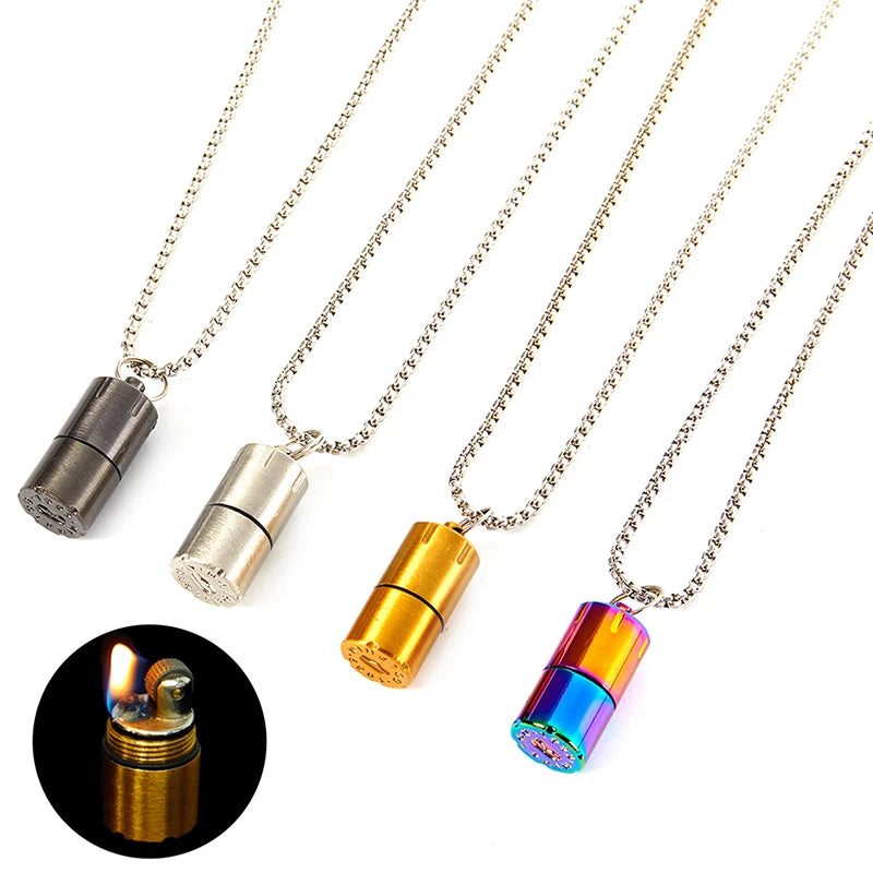 Retro Mini Diesel Keychain Lighter - Adventure Tool