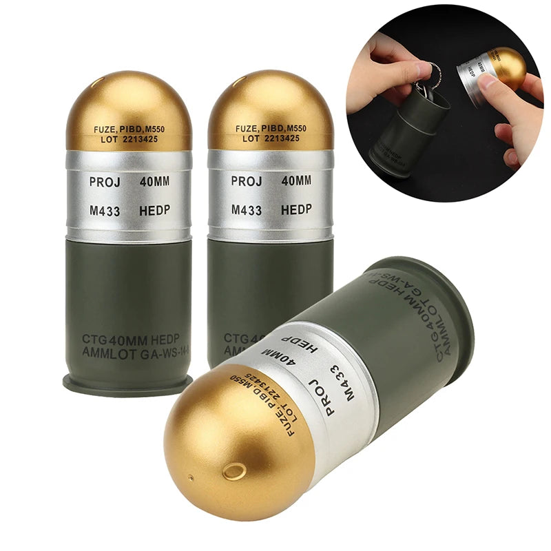 Shell Storage Box Dummy Grenade Mini Storage Case