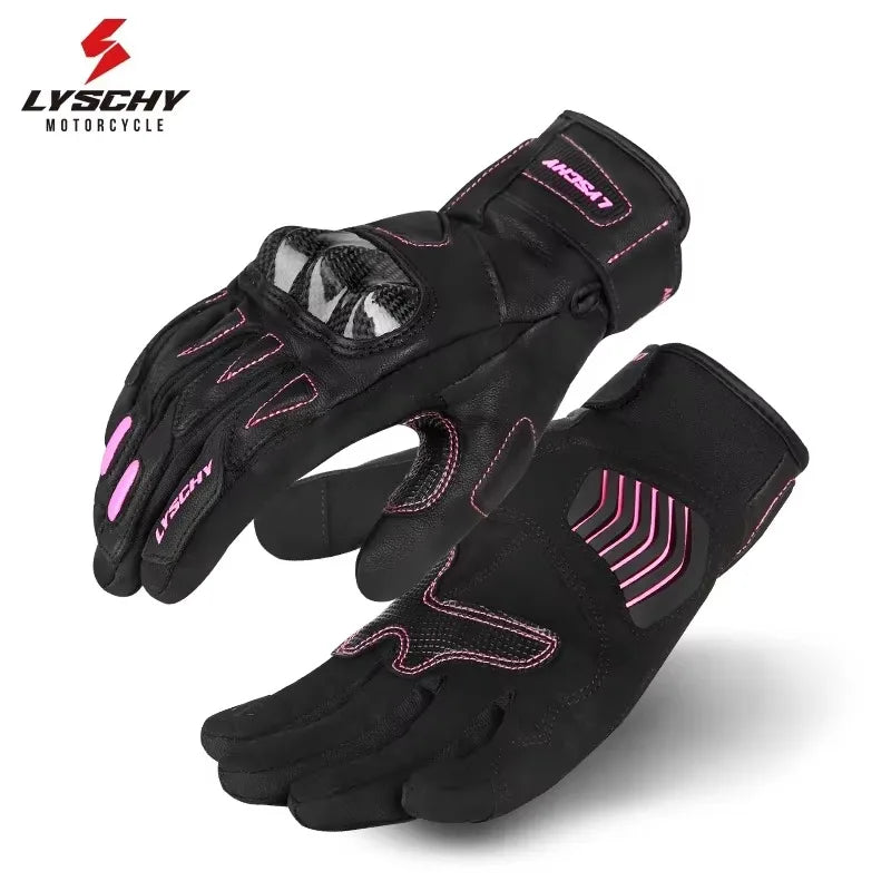 ThermoShield Carbon Fiber Motorbike Gloves