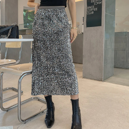 Product Name: Sequin-Style A-Line Skirts for All Seasons