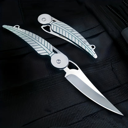 Compact Stainless Steel Folding Utility Knife
