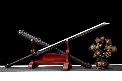 Tang Horizontal Sword - Handmade Manganese Steel Blade