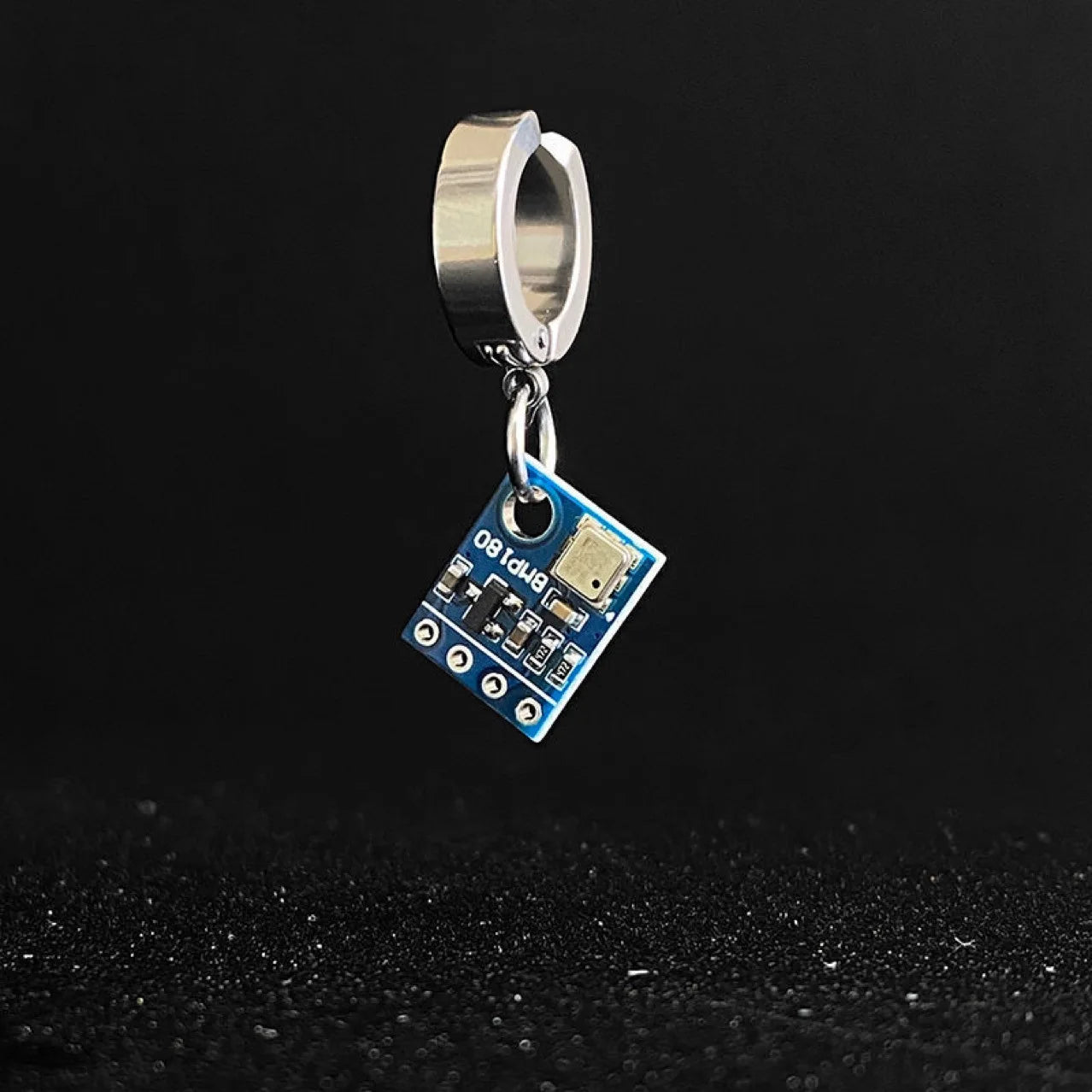Punk Circuit Board Earrings for Men Women Cyberpunk