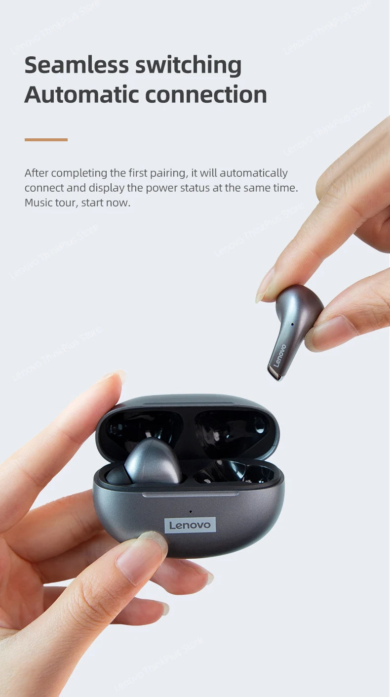 Lenovo LP5 Wireless HiFi Earbuds - Sports, Comfort, and Durability