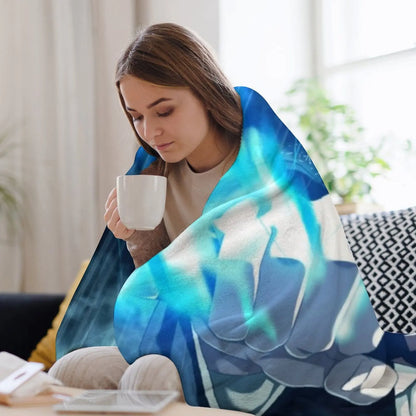 Blue Exorcist Plush Throw: Cozy Flannel Blanket