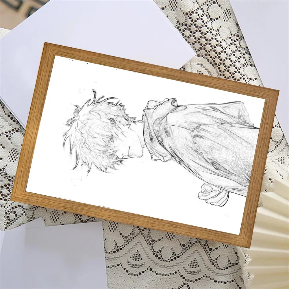 Gojo's Glow: Jujutsu Kaisen LED Art Frame