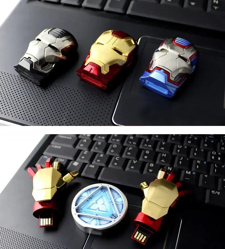 Iron Man High-Speed USB Flash Drive - Multiple Sizes