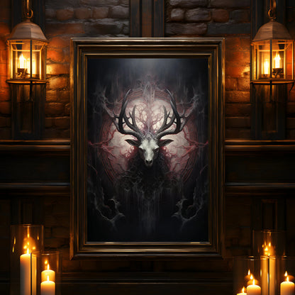 Victorian Spook: Dark Canvas Art for Eerie Homes