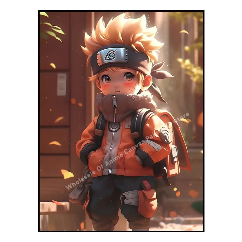 Naruto Kakashi Vibrant Anime Wall Art Poster