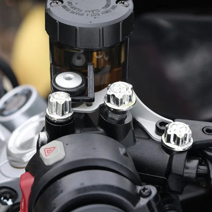 Colorful Motorcycle Nut Caps - Universal Protection Set
