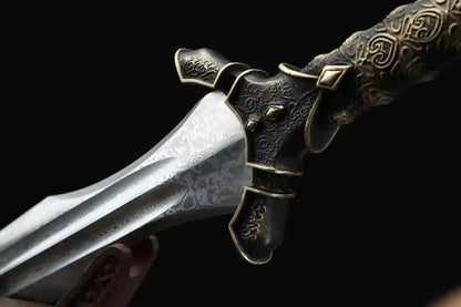 Lunar Arc Dagger Sword - Handcrafted Copper & Steel