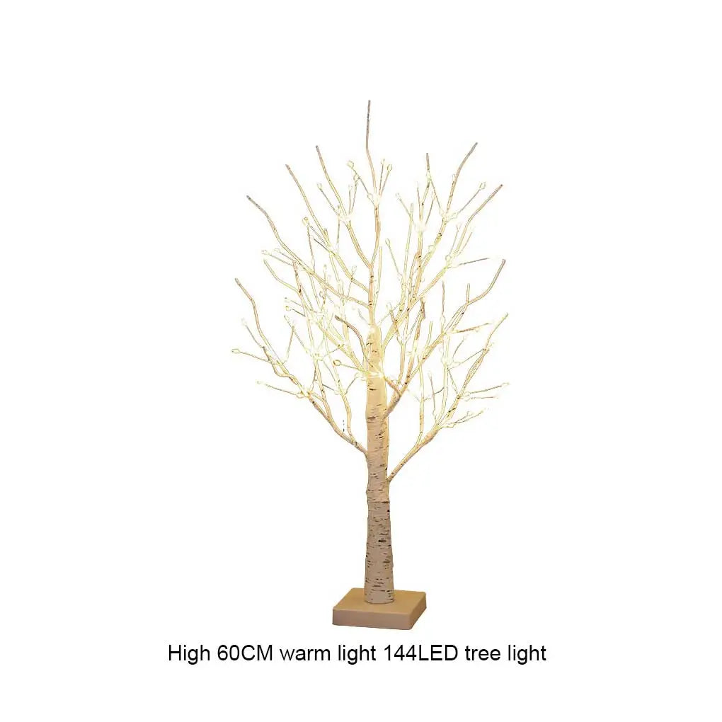 Leds Birch Tree Light Glowing