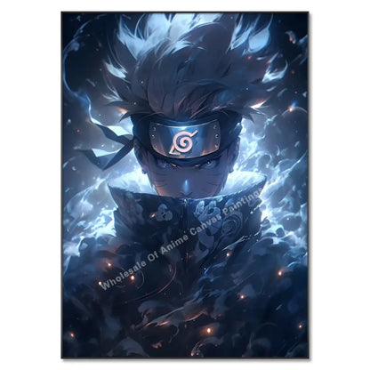 Naruto Kakashi Vibrant Anime Wall Art Poster