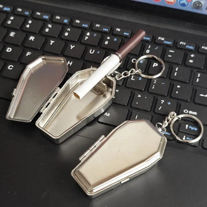 Coffin Keychain Ashtray: Chic & Portable Smokers’ Gem