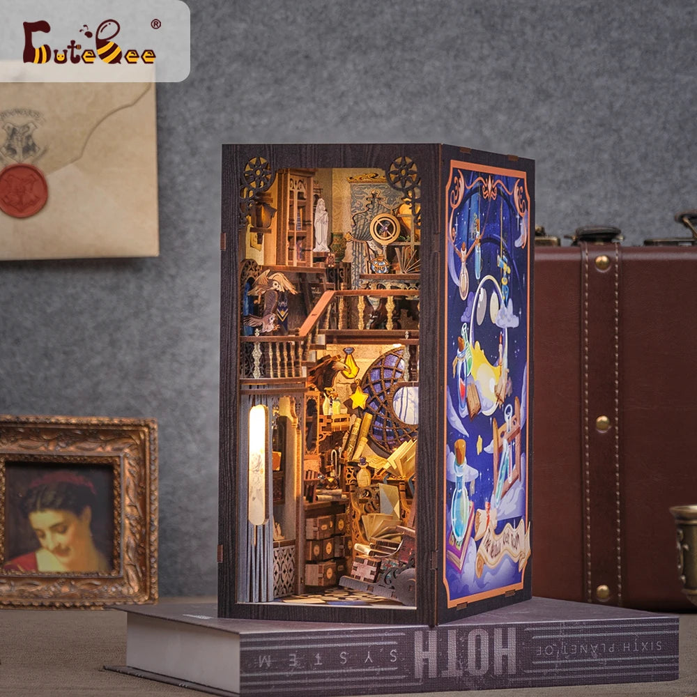 DIY Book Nook Miniature Nebula Common Room