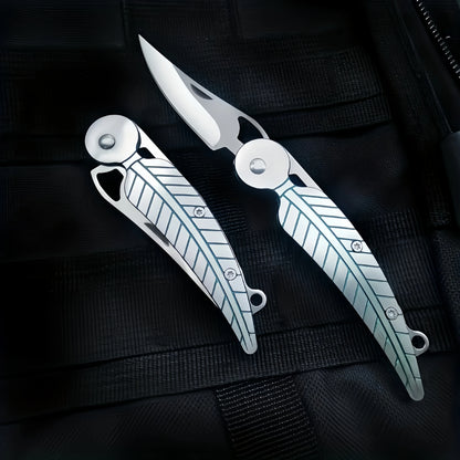 Compact Stainless Steel Folding Utility Knife